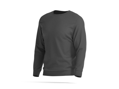 Black Sweater - crewneck mens sweatshirt Modelo 3D