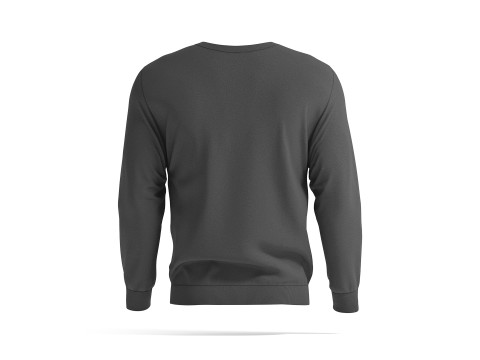 Black Sweater - crewneck mens sweatshirt Modelo 3D