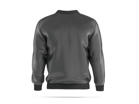 Black Bomber Jacket - mens casual puffer 3D Модель