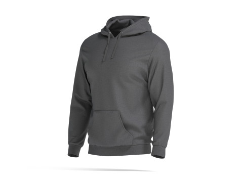 Black Hoodie - sports sweatshirt with hood 3D Model