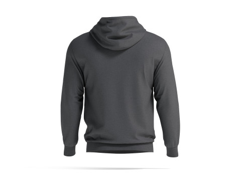 Black Hoodie - sports sweatshirt with hood 3D Model