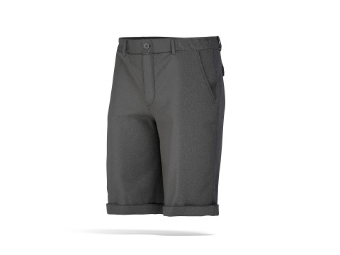 Black Casual Shorts - mens classic short pants 3D 모델
