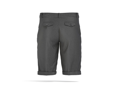 Black Casual Shorts - mens classic short pants 3D 모델