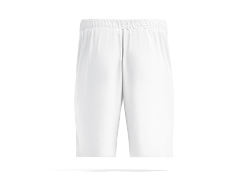 White Sport Shorts - mens soccer short pants Modello 3D