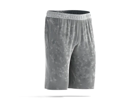 Black Sport Shorts - mens soccer short pants 3D Model