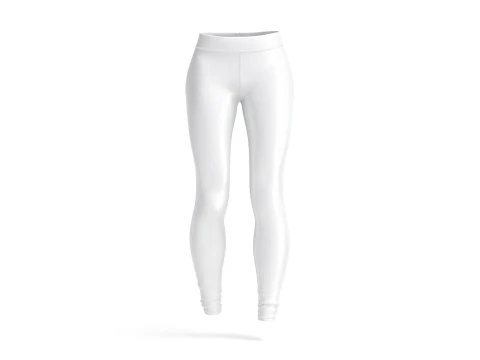 Leggings da donna bianchi - leggins sportivi da donna Modello 3D