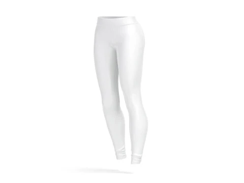 White Womens Leggings - sport female leggins 3D Model