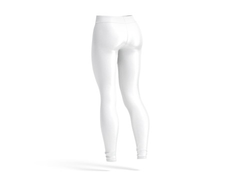 White Womens Leggings - sport female leggins Modelo 3D