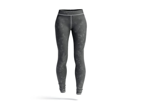 White Womens Leggings - sport female leggins Modelo 3D