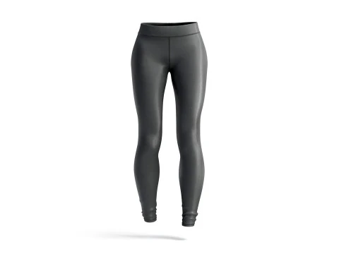 Leggings da donna neri: leggins sportivi da donna Modello 3D