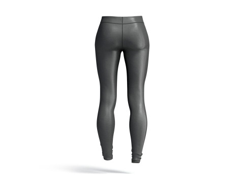 Black Womens Leggings - sport female leggins Modelo 3D