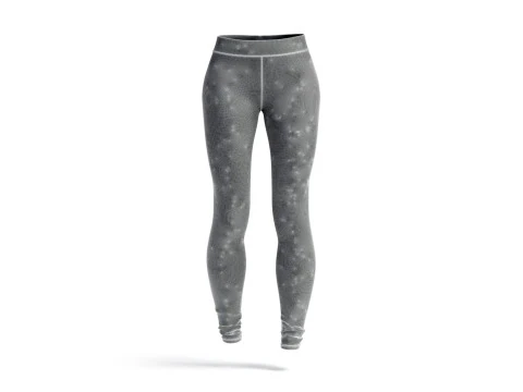 Black Womens Leggings - sport female leggins 3D Model
