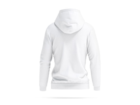 White Womens Hoodie - sport female sweatshirt with hood 3D Model