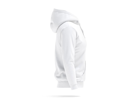 White Womens Hoodie - sport female sweatshirt with hood 3D Model