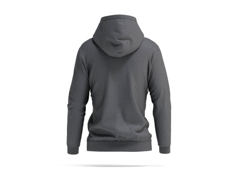 Black Womens Hoodie - sport female sweatshirt with hood 3D 模型