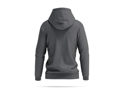 Black Womens Hoodie - sport female sweatshirt with hood 3D Model