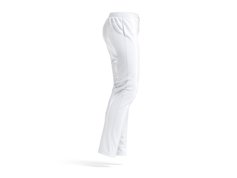 White Sport Pants - sporty training trackpants Modello 3D