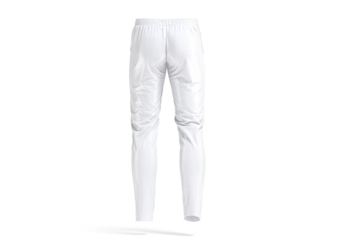 White Sport Pants - sporty training trackpants Modello 3D