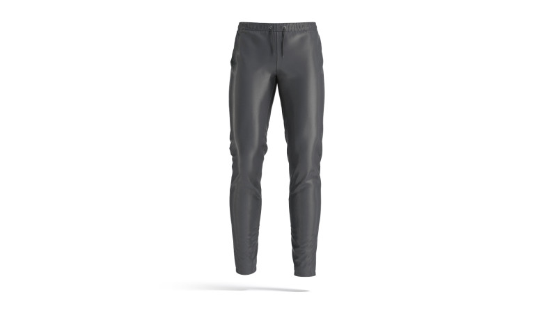 Black Sport Pants - sporty training trackpants Modello 3D .c4d .max .obj .3ds .fbx .stl .blend