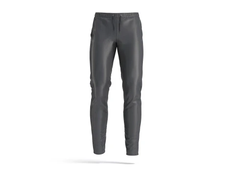 Black Sport Pants - sportieve trainingsbroek 3D Model