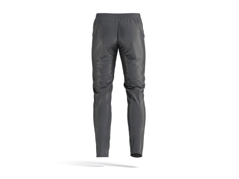 Black Sport Pants - sporty training trackpants Modello 3D