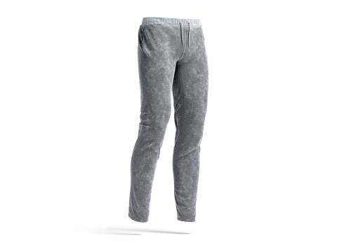 Black Sport Pants - sporty training trackpants Modello 3D