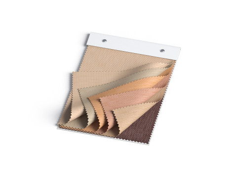 Colored Fabric Catalog With Samples - red beige fabric tissue swatches Modelo 3D