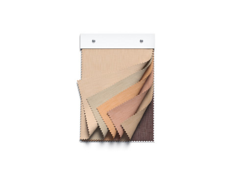 Colored Fabric Catalog With Samples - red beige fabric tissue swatches Modelo 3D