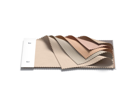 Colored Fabric Catalog With Samples - red beige fabric tissue swatches Modelo 3D
