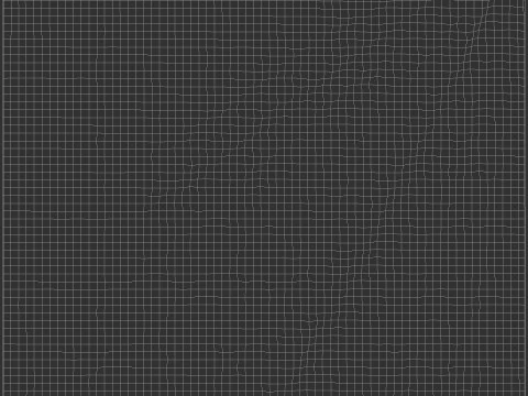 White Fabric Drapery 2 Types - wrinkled cotton textile material sheet 3D Model