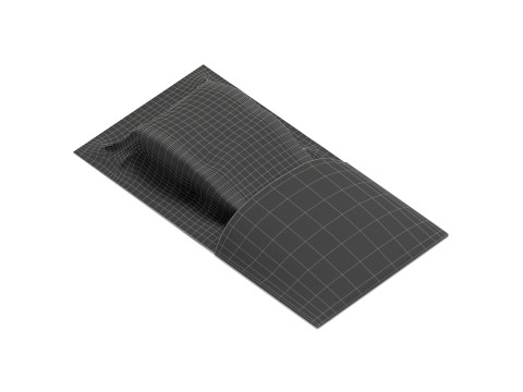 Black Salmon Carton Pack - fish cardboard container 3Dモデル