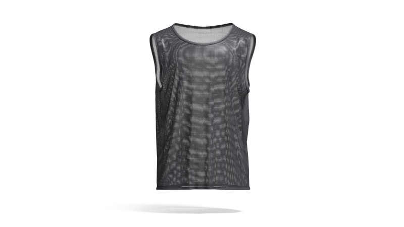 Black Football Team Practice Vest - soccer sports bib for training uniform Modèle 3D .c4d .max .obj .3ds .fbx .stl .blend 