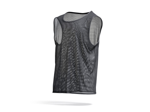 Black Football Team Practice Vest - soccer sports bib for training uniform Modèle 3D