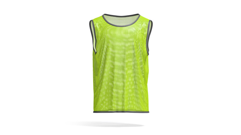Green Football Team Practice Vest - soccer sports bib for training uniform Modèle 3D .c4d .max .obj .3ds .fbx .stl .blend 