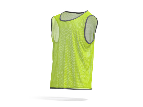 Green Football Team Practice Vest - soccer sports bib for training uniform Modèle 3D