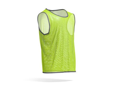 Green Football Team Practice Vest - soccer sports bib for training uniform Modèle 3D