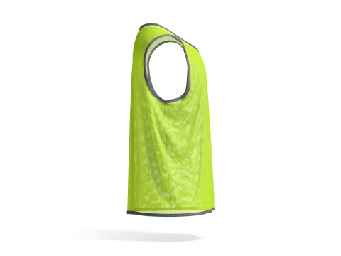 Green Football Team Practice Vest - soccer sports bib for training uniform Modèle 3D