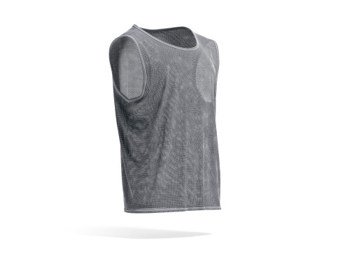 Green Football Team Practice Vest - soccer sports bib for training uniform Modèle 3D