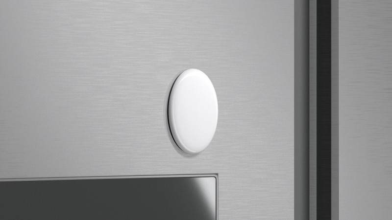 White Oval Fridge Magnet - vertical ovate magnetic souvenir 3D Модель .c4d .max .obj .3ds .fbx .stl .blend