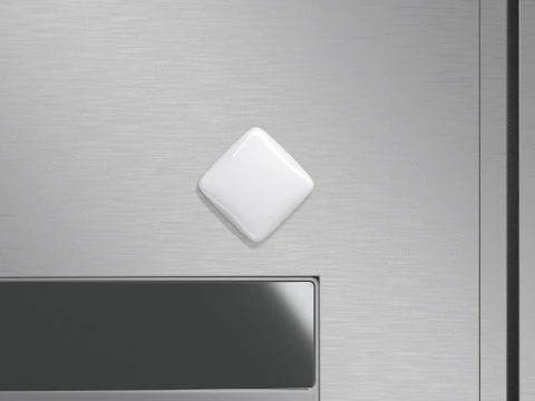 White Rhombus Fridge Magnet - rhomb magnetic souvenir on refrigerator 3D Model