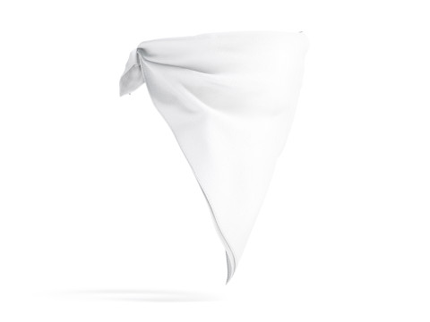 White Face Wrap Bandana - protection neck fabric kerchief Modelo 3D