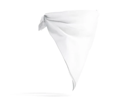 White Face Wrap Bandana - хустина для захисту шиї 3D Модель
