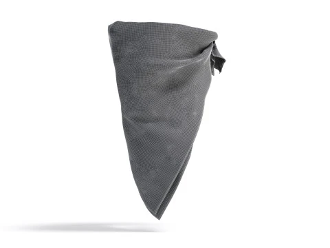 White Face Wrap Bandana - хустина для захисту шиї 3D Модель