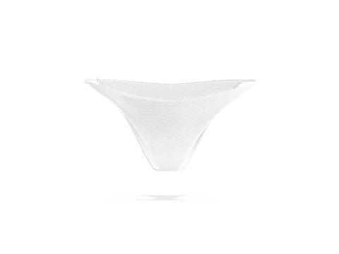 White Beach Women Bikini - female string summer swimsuit 3D मॉडल