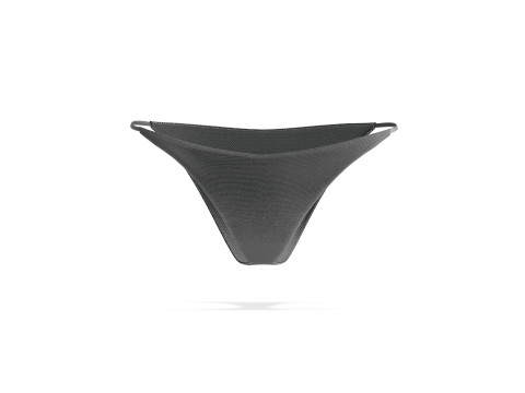 Czarne letnie bikini damskie - kobiecy strój plażowy typu tankini Model 3D