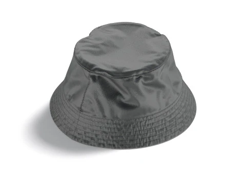 Black Nylon Bucket Hat - polyester headwear sunhat 3D Model