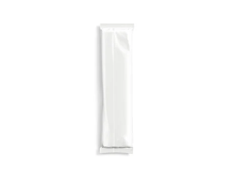 White Spaghetti Pasta Pack - classic italian fettuccine package 3D Model