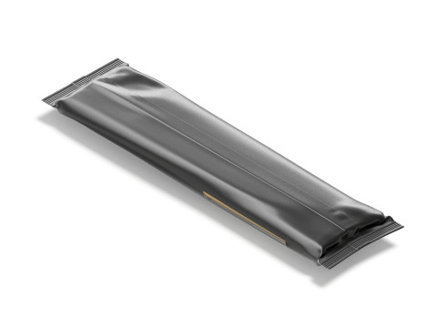 Black Spaghetti Pasta Pack - transparent vermicelli tube 3D Модель