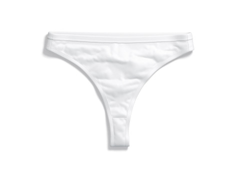 Womens Lingerie White Set - underwear bra with tankini string panties 3D Модель