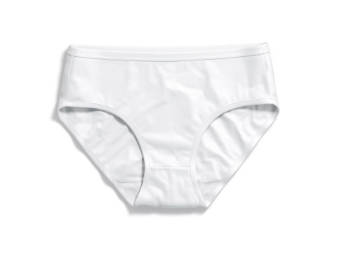 Womens Lingerie White Set With Briefs - underwear wireless bra with slip panties Model 3D